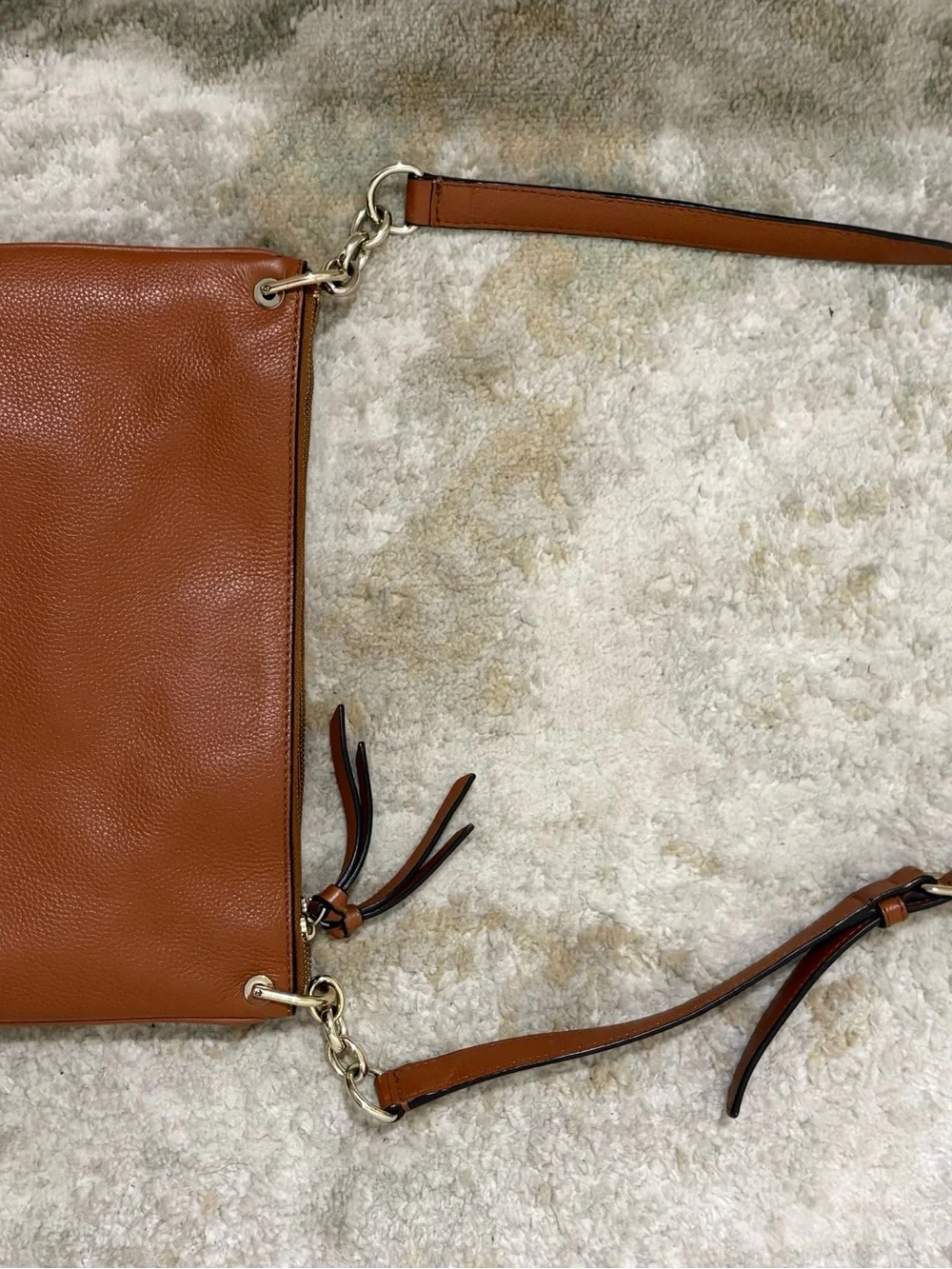 kate spade Cognac Leather Crossbody with Matching Wallet